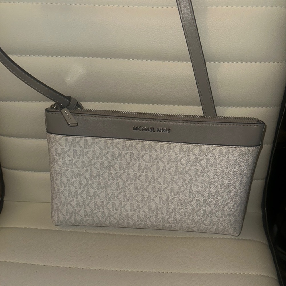 Michael Kors Gray Crossbody Bag